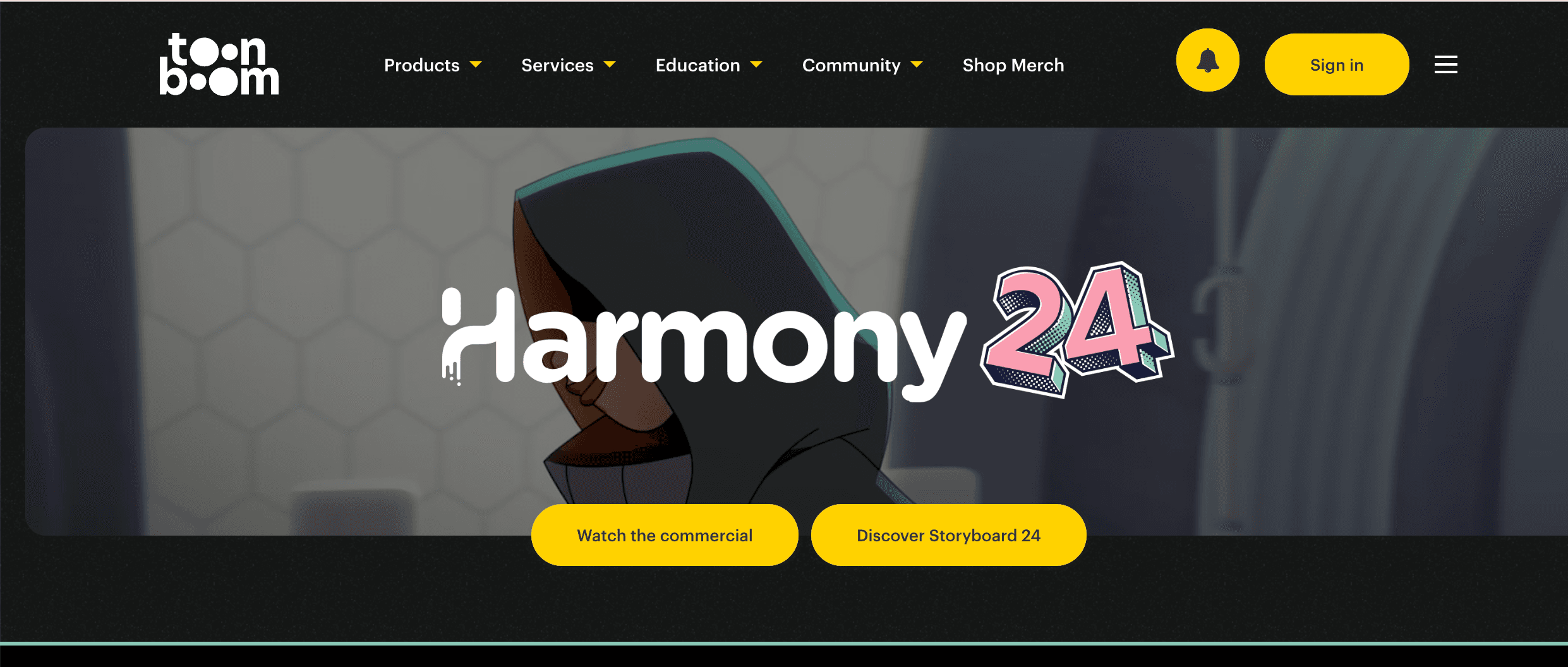 Toon Boom Harmony 2d animation software