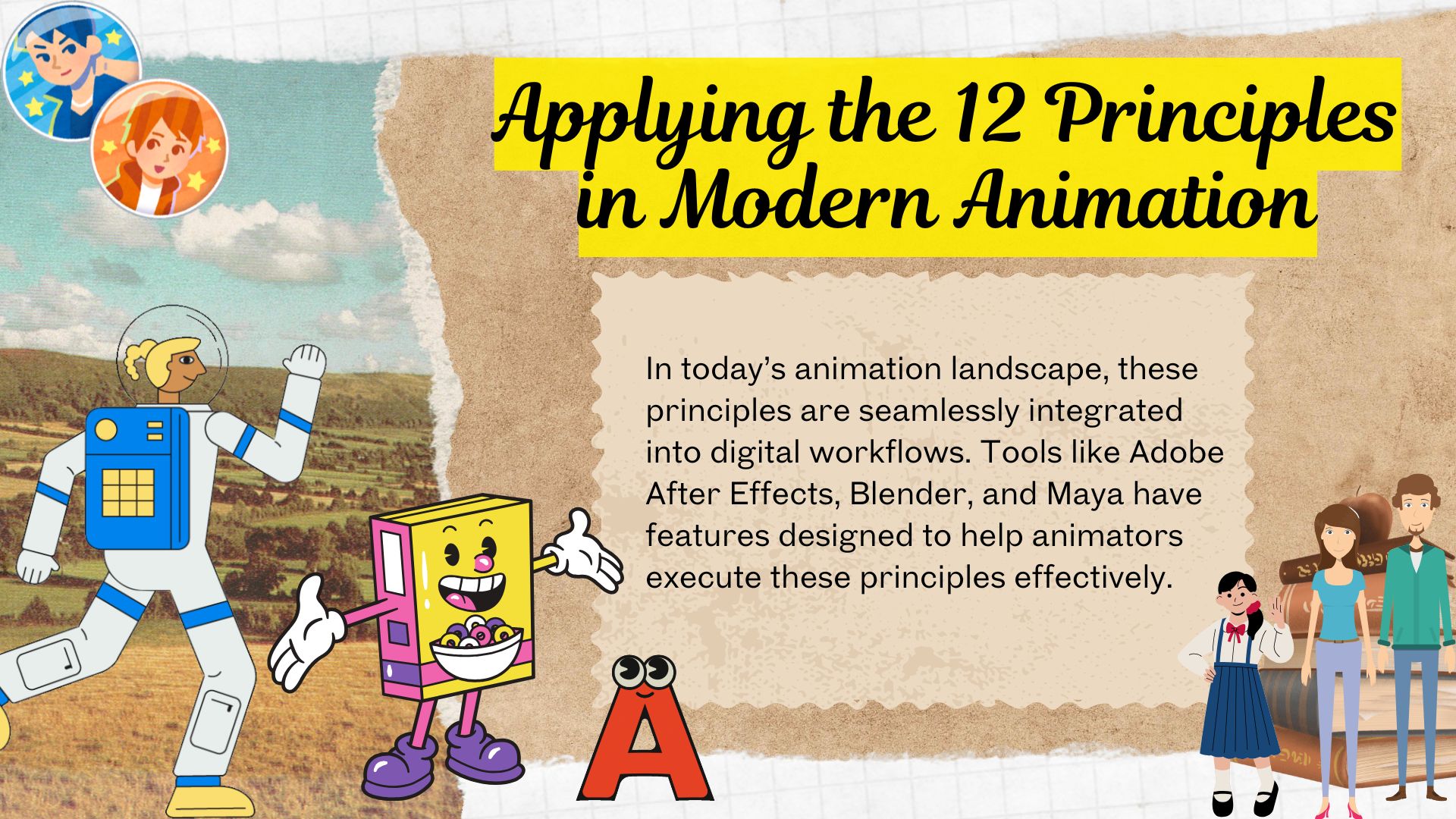 Applying the 12 Principles in Modern Animation