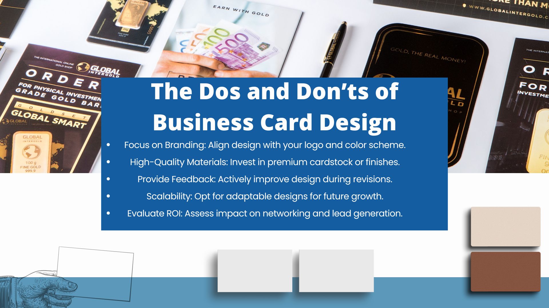The Dos and Don’ts of Business Card Design