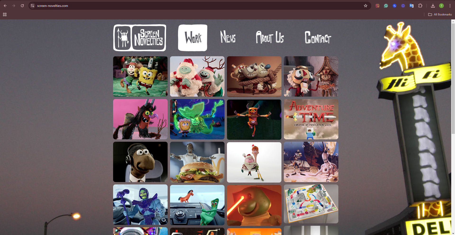 Screen Novelties