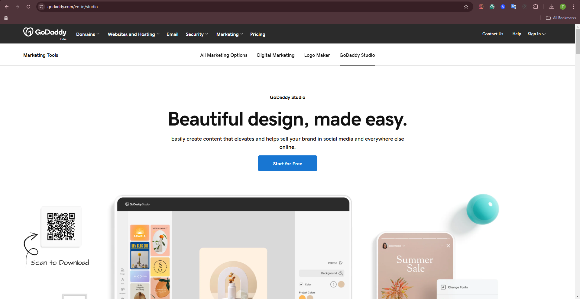 Over (GoDaddy Studio)