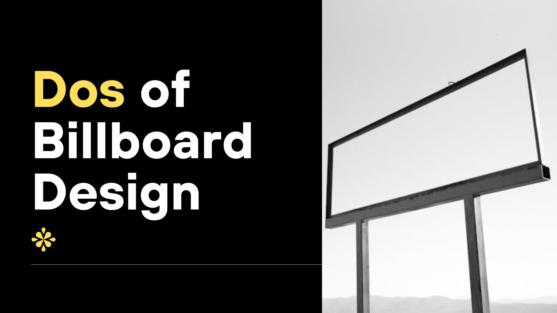 The Dos of Billboard Design