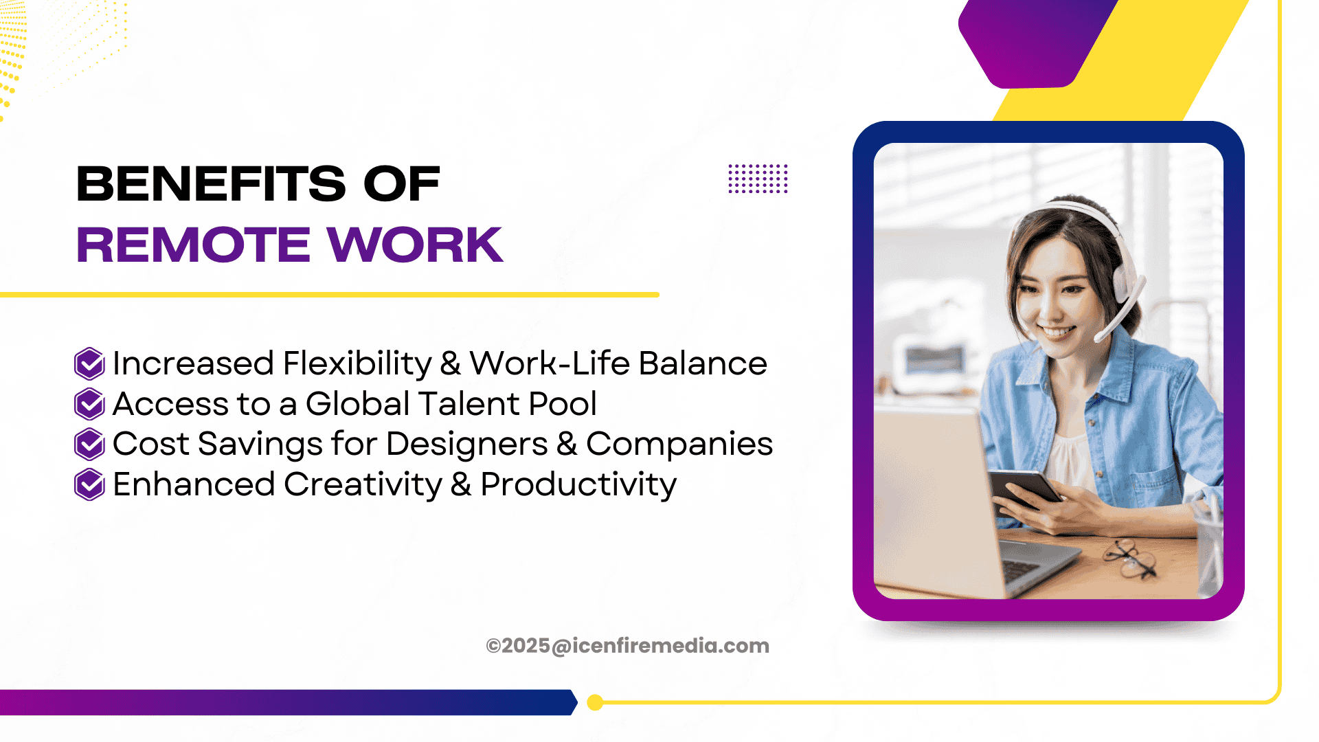Benefits of Remote Work for Graphic Designers