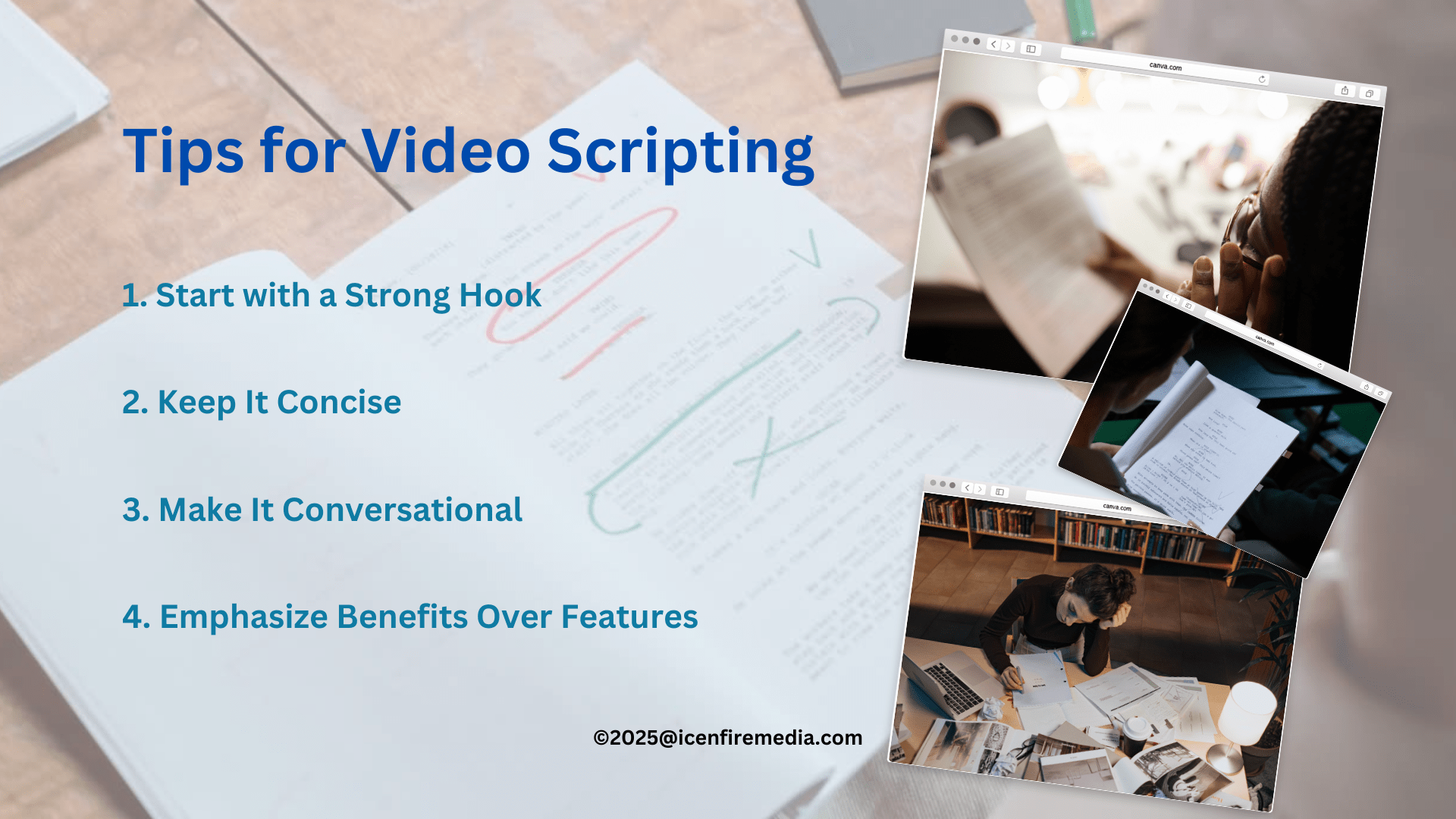 Tips for Video Scripting
