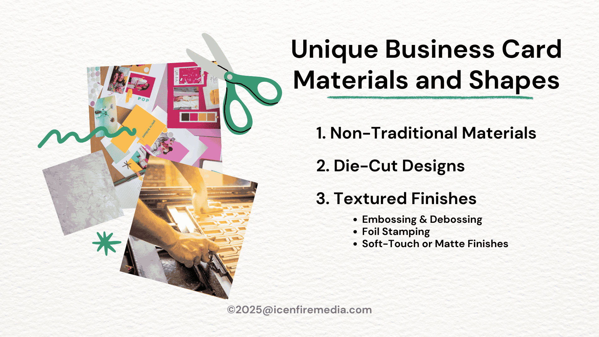 Unique Business Card Materials and Shapes