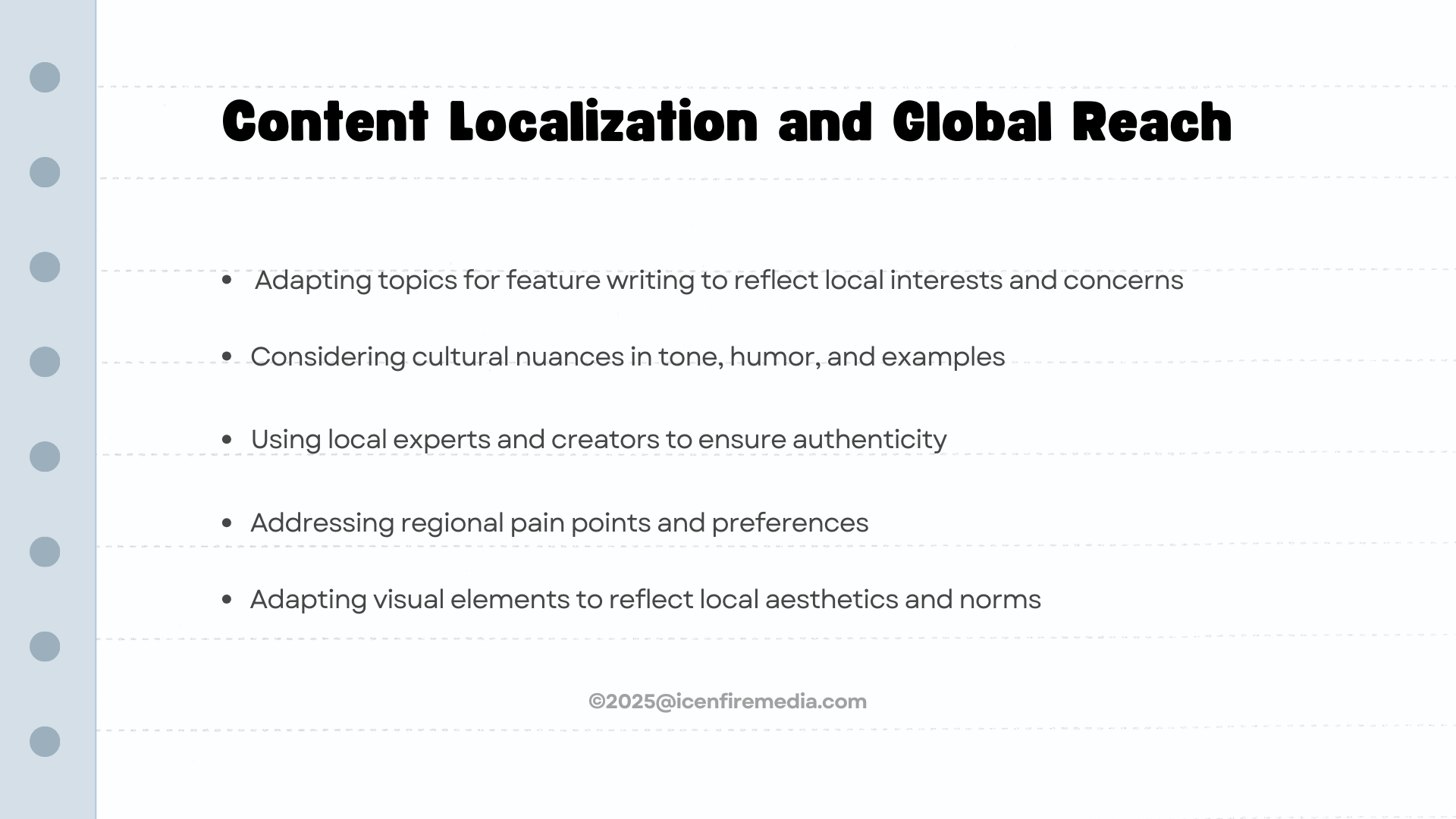 Content Localization and Global Reach